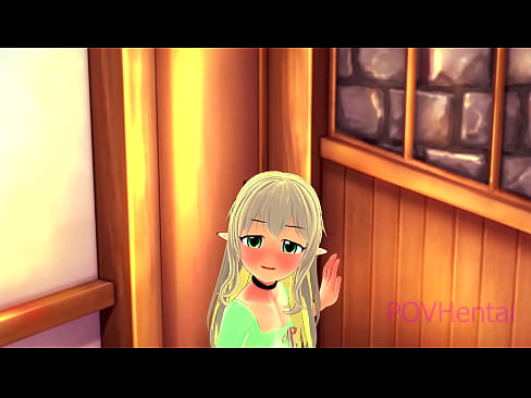 ❤️ (Gaiste) Cuidíonn Elvish maid leat d'aghaidh a ní. ❤️❌ Super sex linn ❌